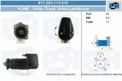 CV PSH 811203113010 -  Стартер